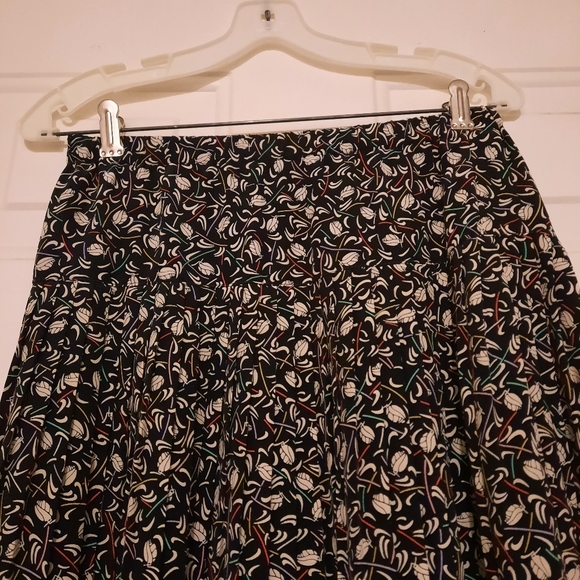 70's does 40's geometric Act I Petites skirt set - Picture 15 of 16